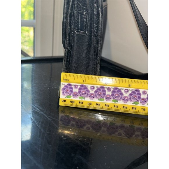 Lauren Ralph Lauren Vintage Black Nylon Baguette Bag With Shoulder Strap - Picture 4 of 16